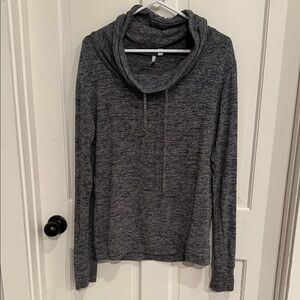 Nordstrom Charcoal Cowl Neck Sweater